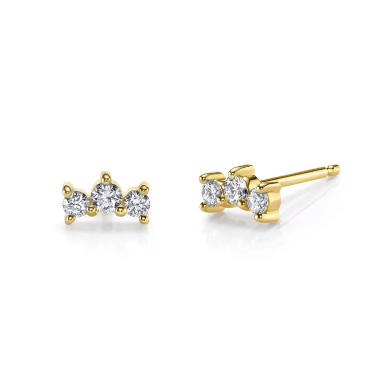 White Diamond Orion Studs sold by Marrow Fine