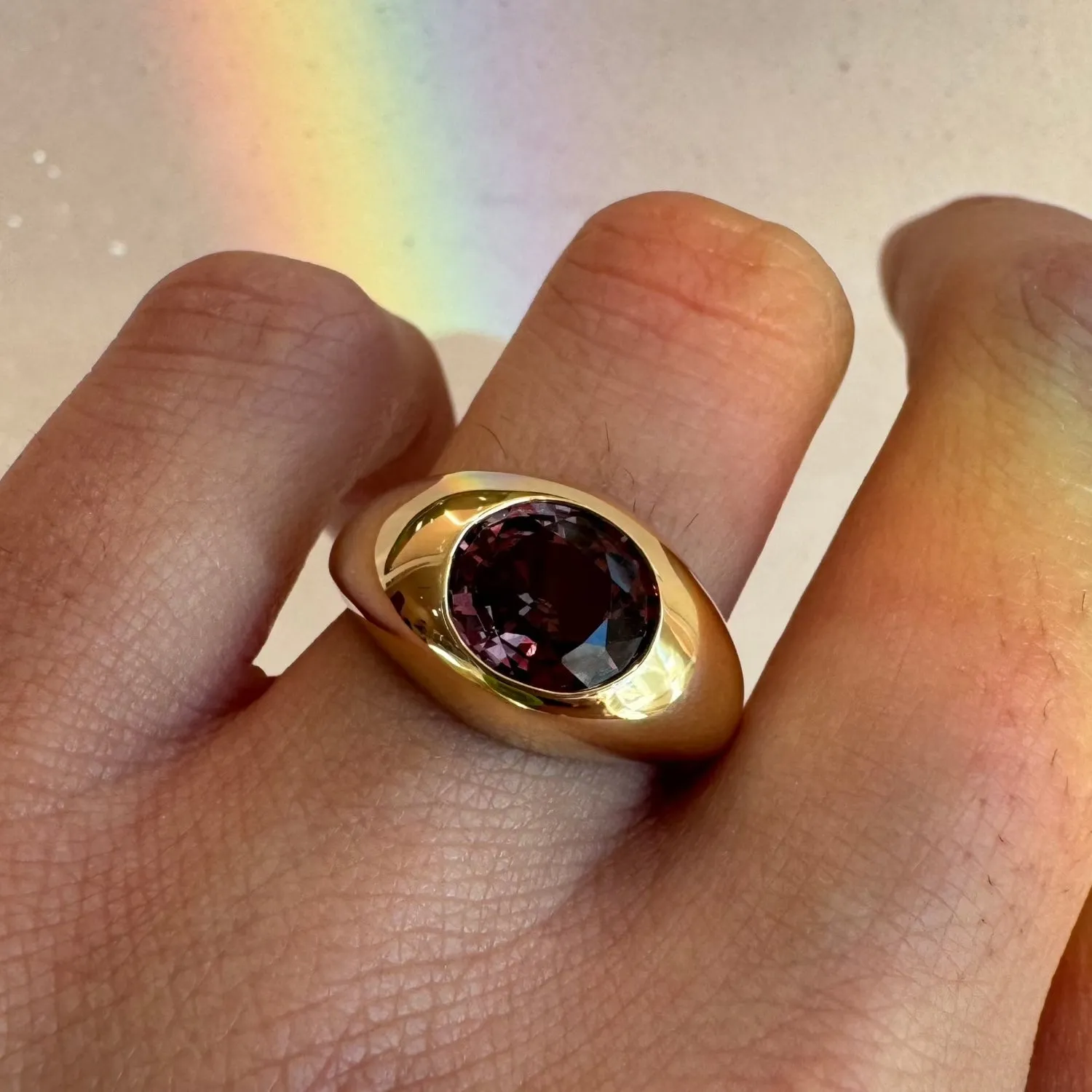 2.27ct Sapphire Pinky Bombe sold by Marrow Fine product image thumbnail 3