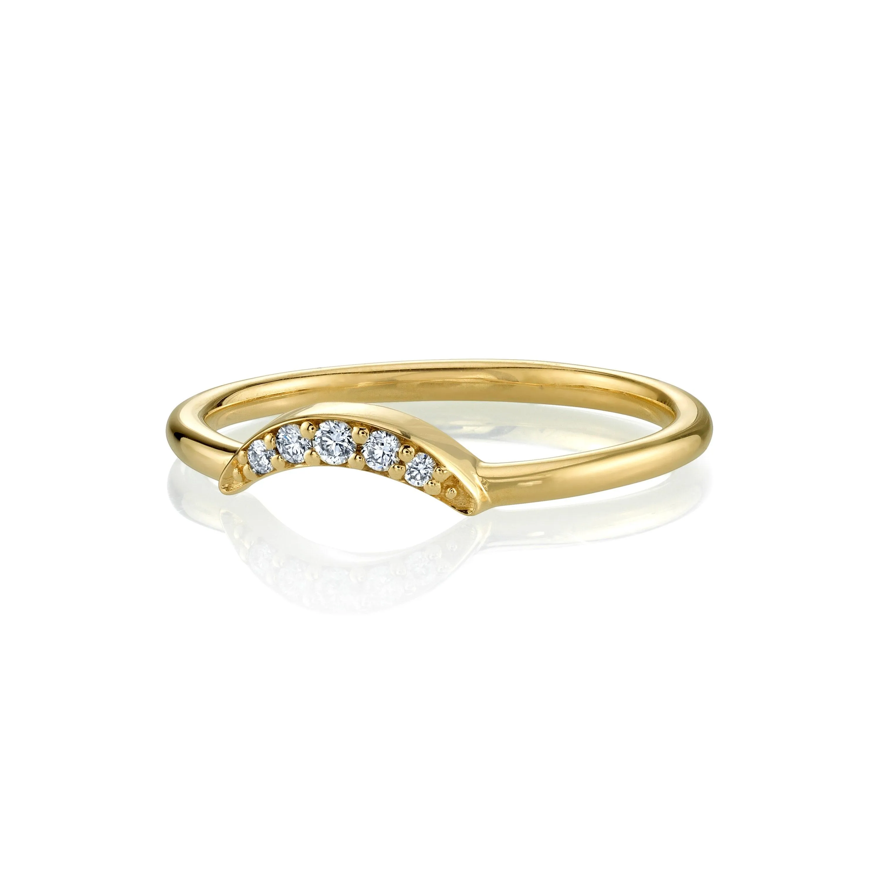White Diamond Arch Ring sold by Marrow Fine product image thumbnail 3