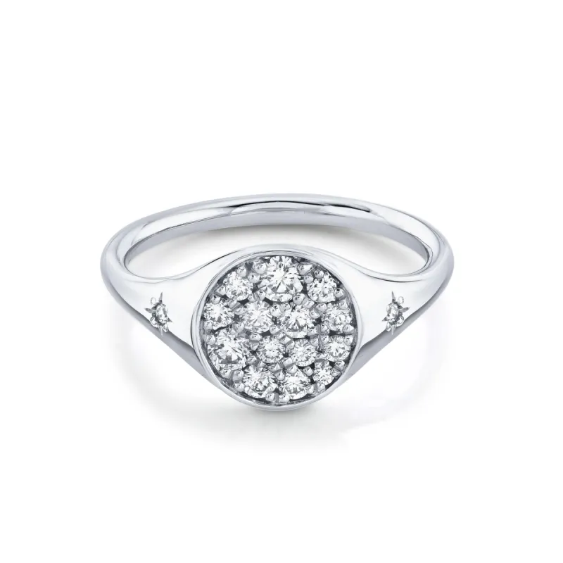Full Moon Signet Ring sold by Marrow Fine