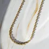 4.5mm Unisex Rope Chain sold by Marrow Fine