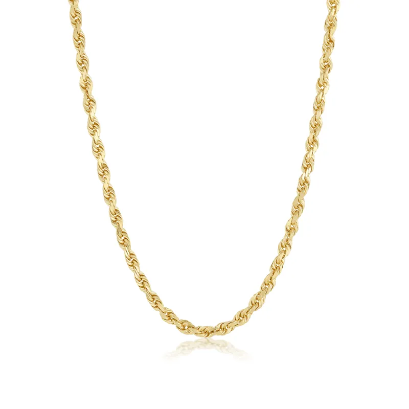 4.5mm Unisex Rope Chain sold by Marrow Fine