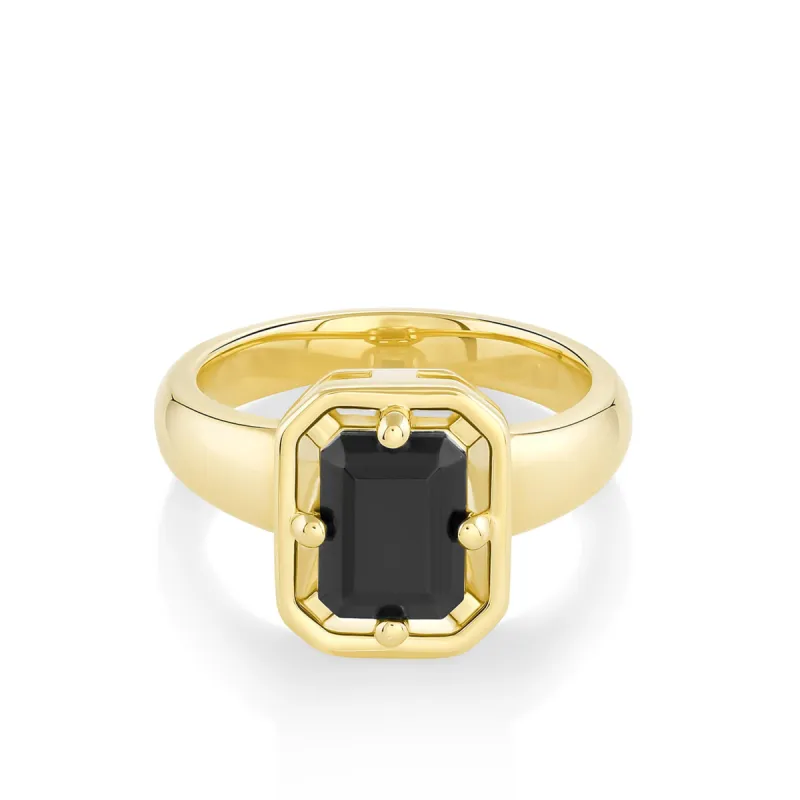 Black Onyx Georgia Ring sold by Marrow Fine