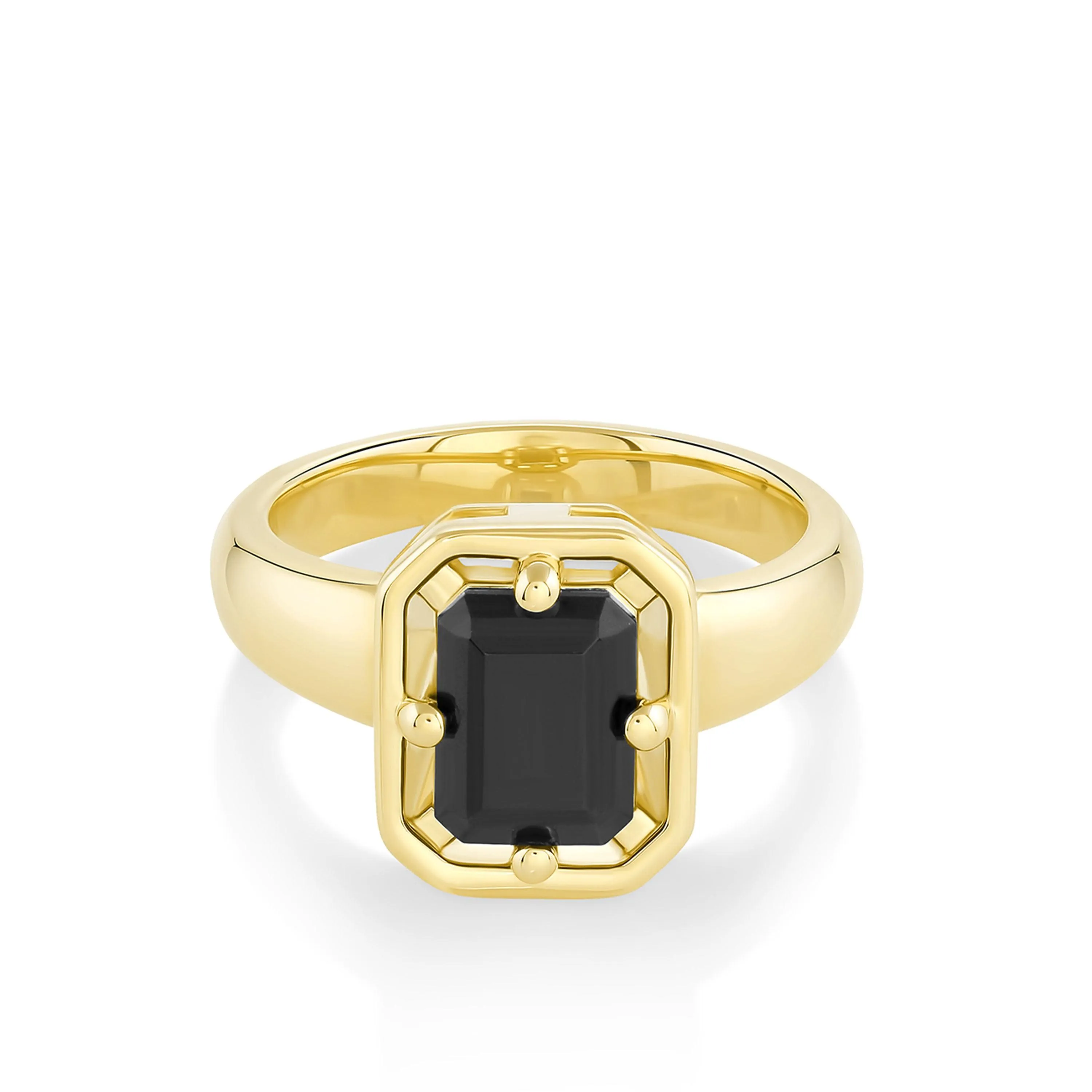 Black Onyx Georgia Ring sold by Marrow Fine
