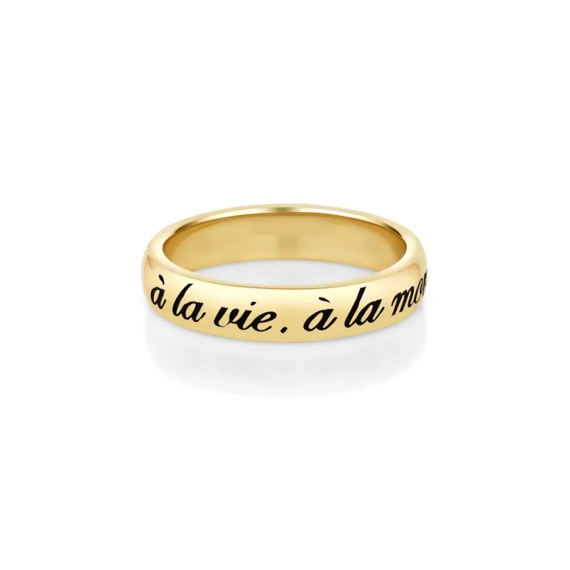 À la Vie, À la Mort Band sold by Marrow Fine