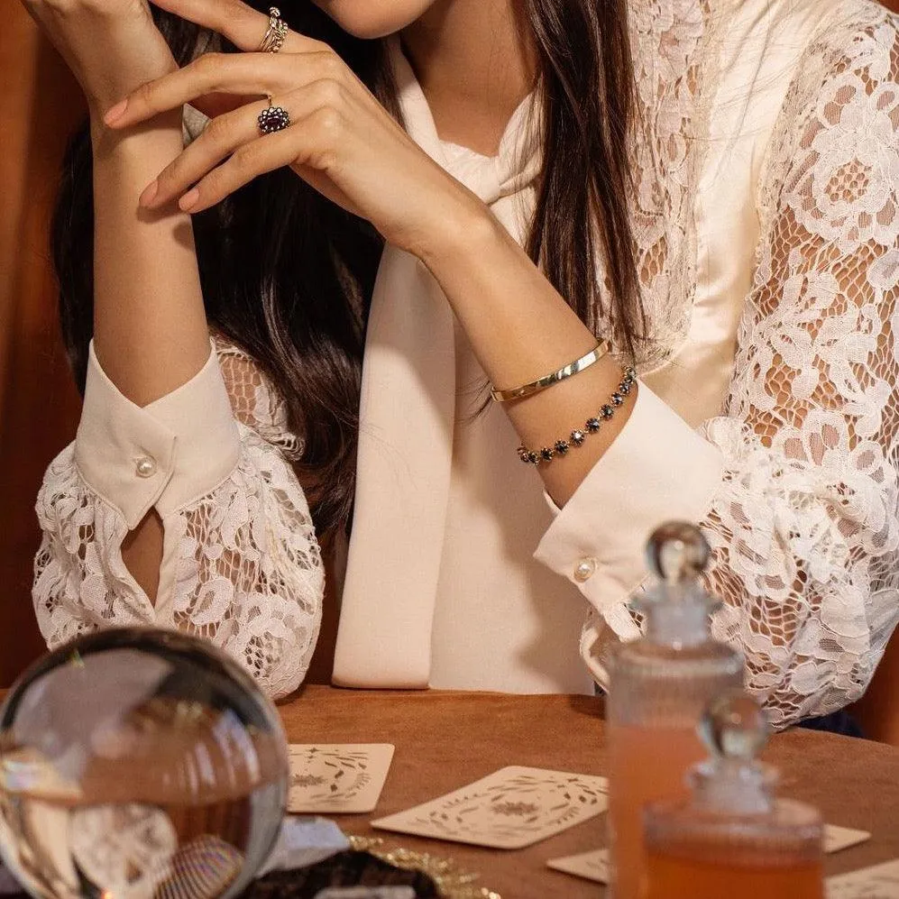 Thorn Black Diamond Tennis Bracelet sold by Marrow Fine product image thumbnail 4