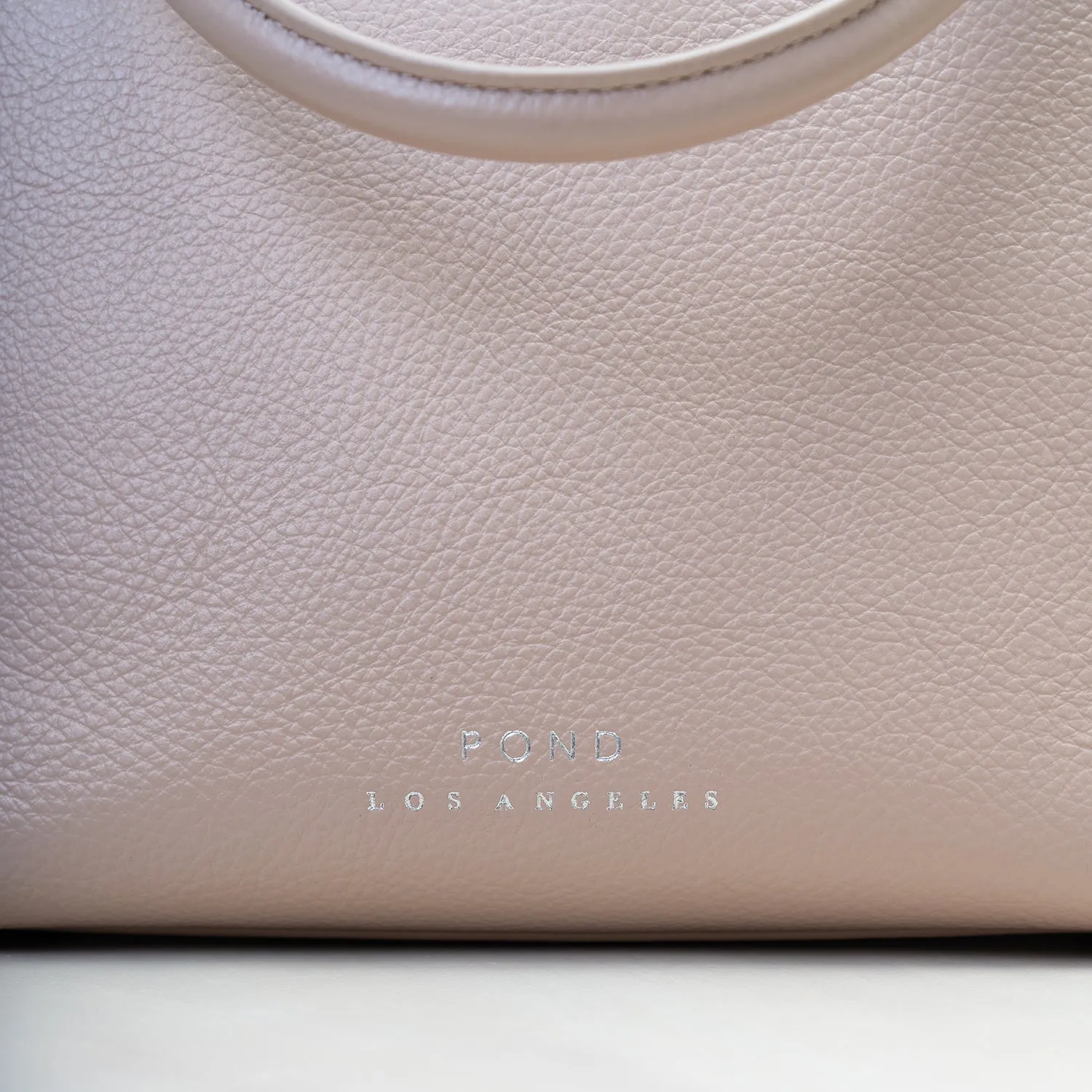 Leather Minimalist Carryall - Natural Rose sold by Pond Los Angeles product image thumbnail 5