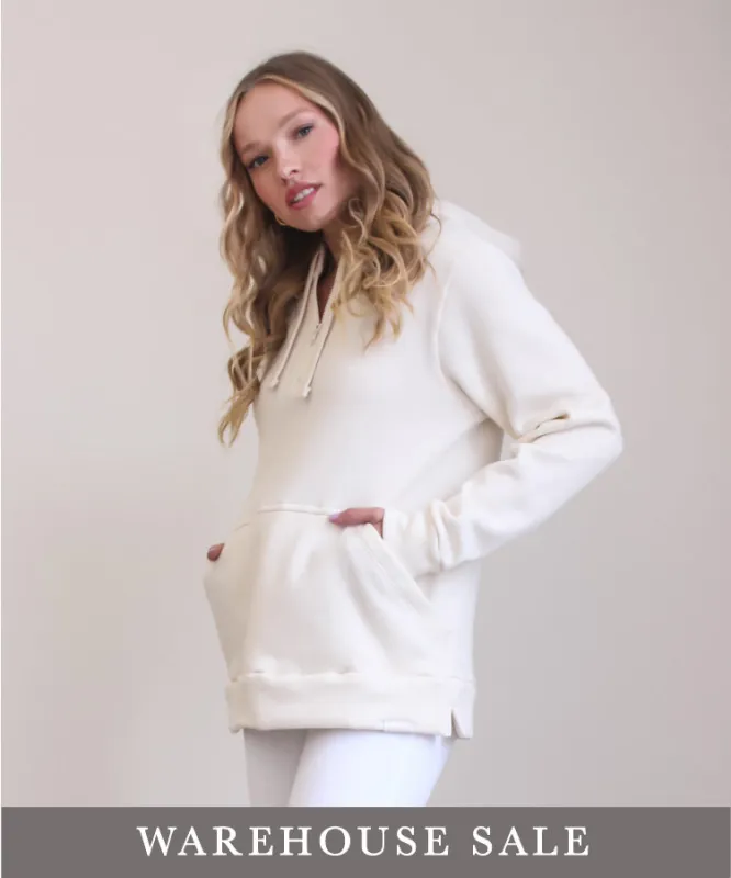 Essential Hoodie - Cream sold by Pond Los Angeles