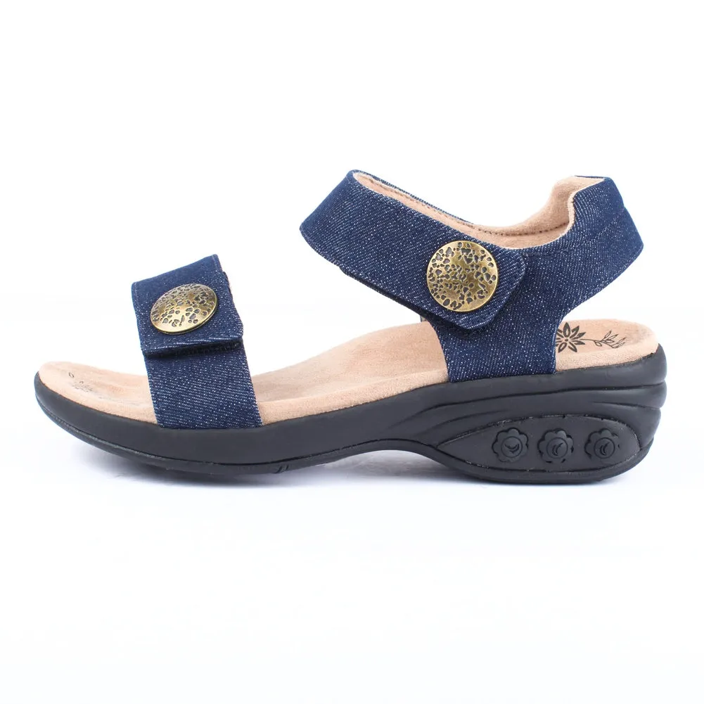 Melody Women's Adjustable Denim Sandal sold by Therafit Shoe product image thumbnail 5