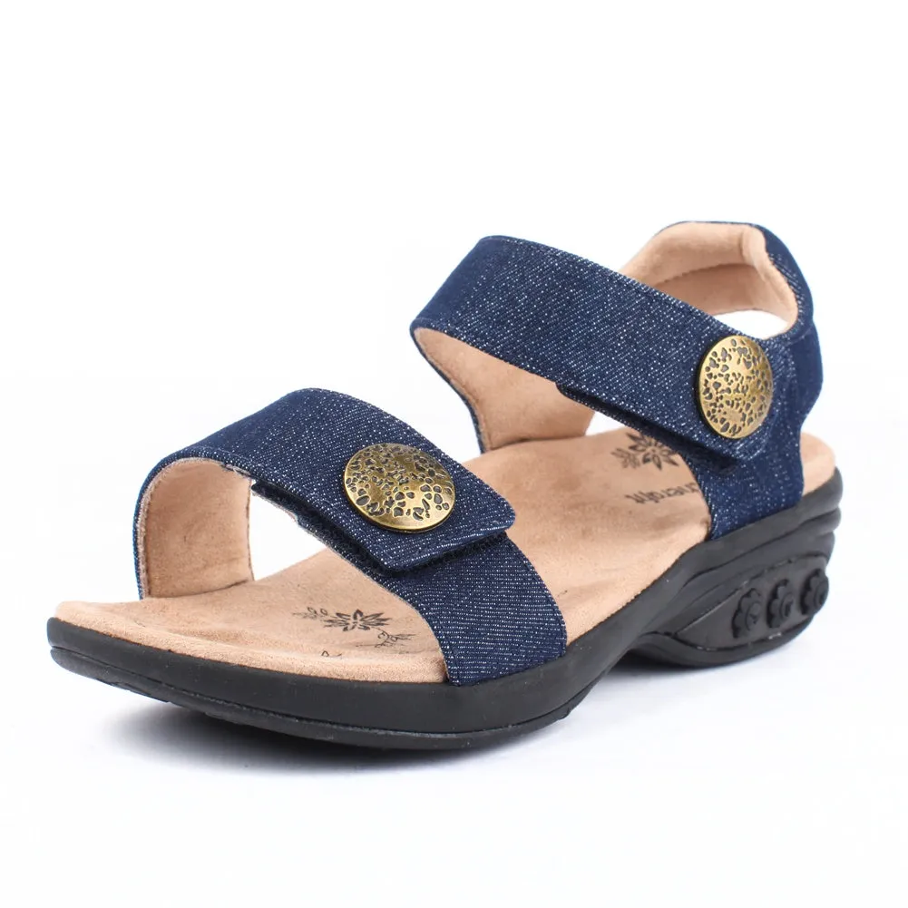 Melody Women's Adjustable Denim Sandal sold by Therafit Shoe product image thumbnail 3