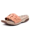 Delilah Women's Slide Leather Sandal sold by Therafit Shoe