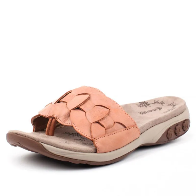 Delilah Women's Slide Leather Sandal sold by Therafit Shoe