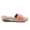 Delilah Women's Slide Leather Sandal sold by Therafit Shoe