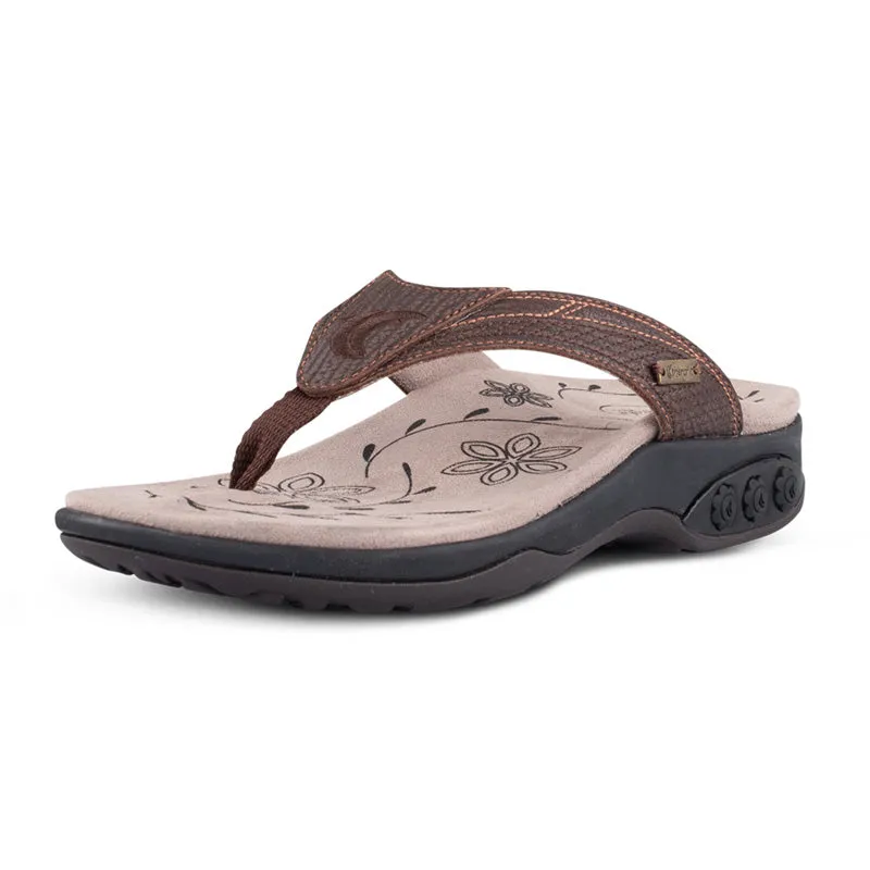Marina Premium Leather  Women's Sandal sold by Therafit Shoe