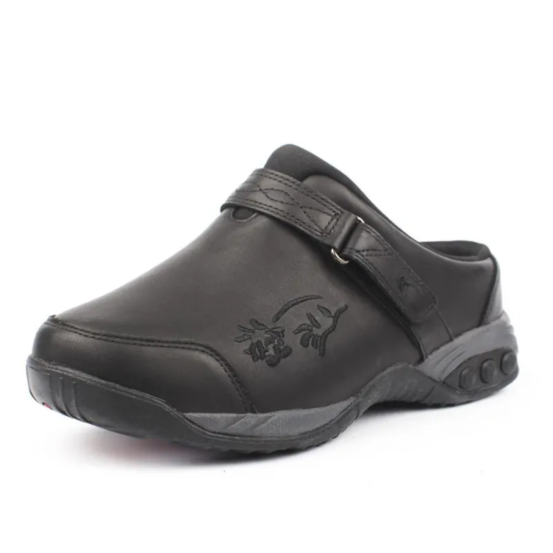 Austin Women's Leather Clog Slip On sold by Therafit Shoe