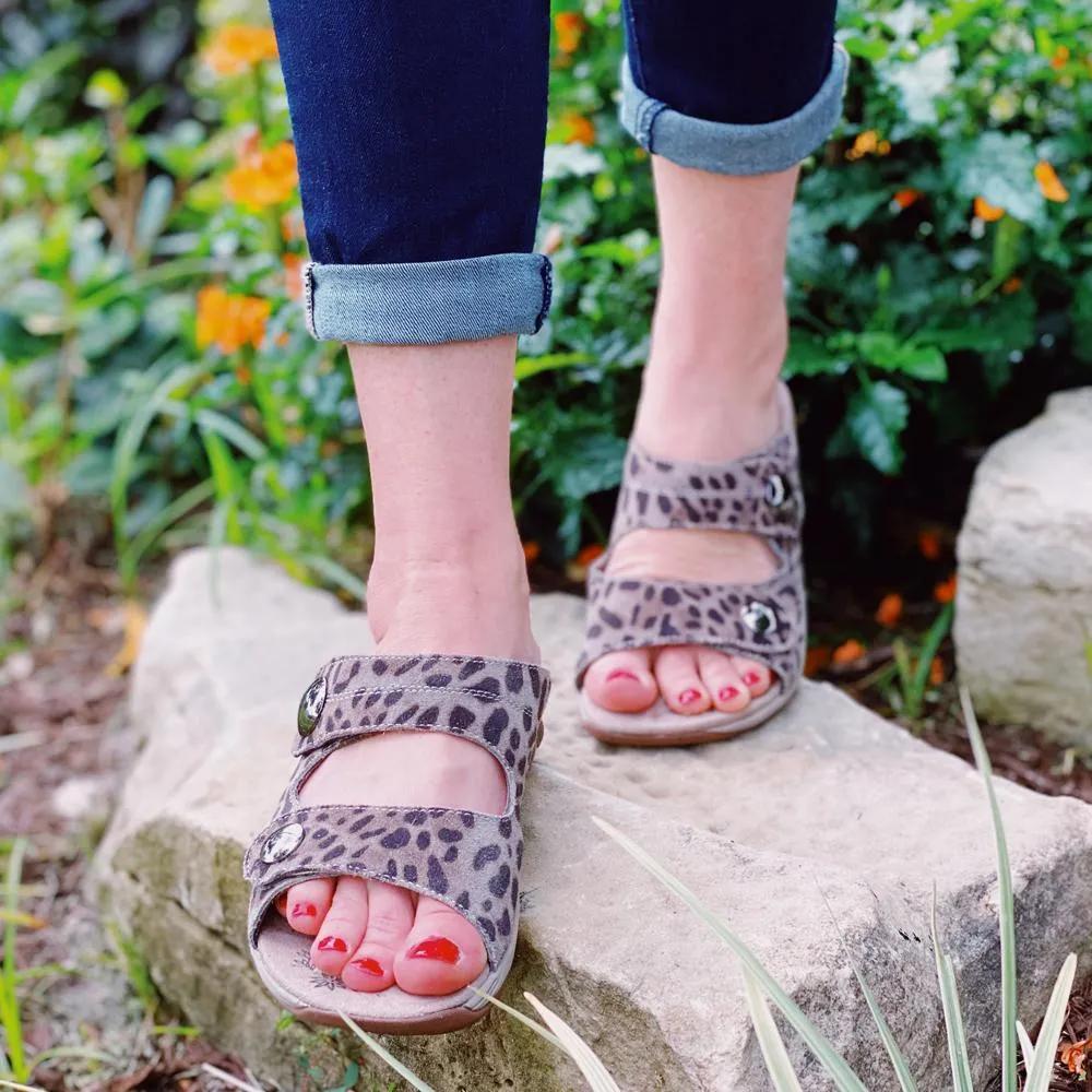 Eva Women's Leather Adjustable Strap Slip On Sandal - Special Edition sold by Therafit Shoe product image thumbnail 3