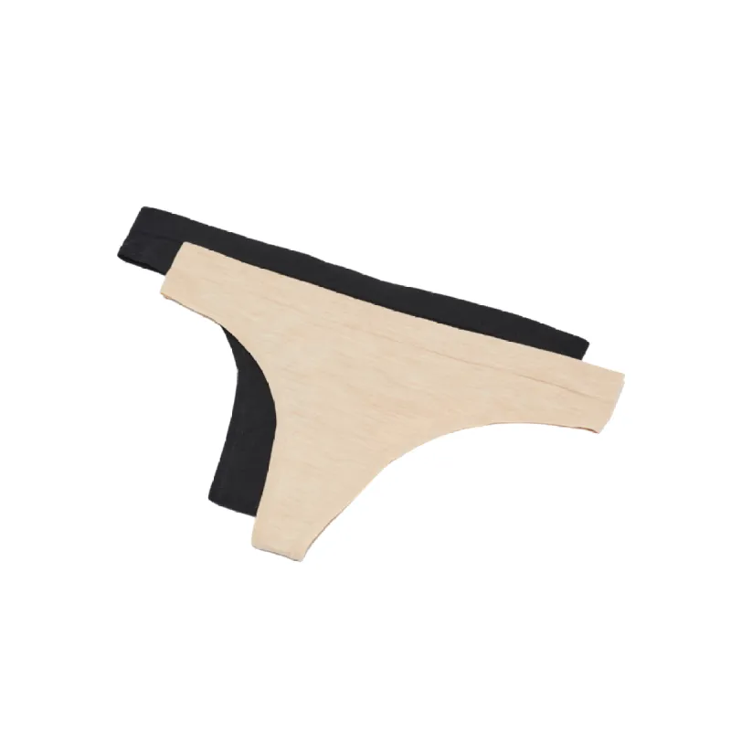 Merino Wool Everyday Thong 2-Pack sold by Au Natural