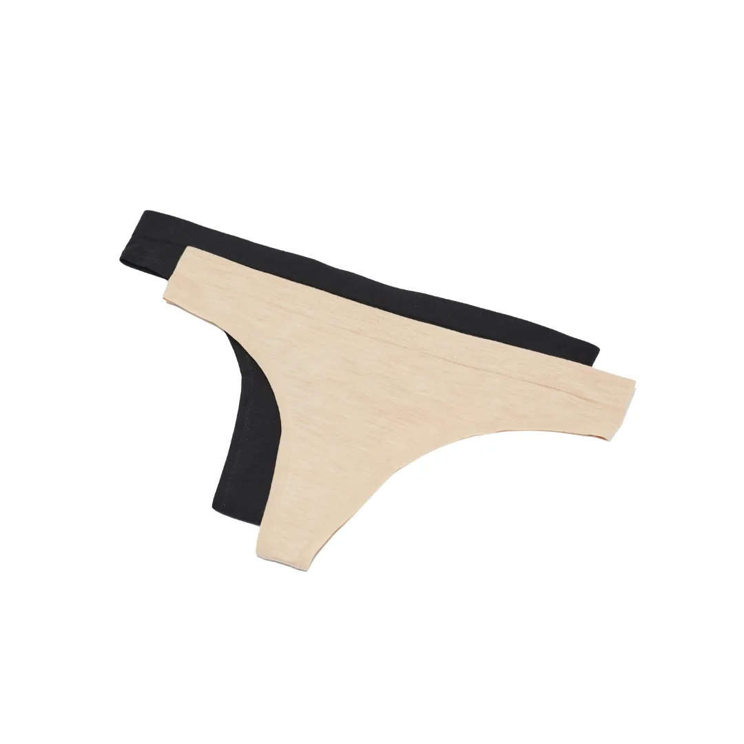 Merino Wool Everyday Thong 2-Pack sold by Au Natural