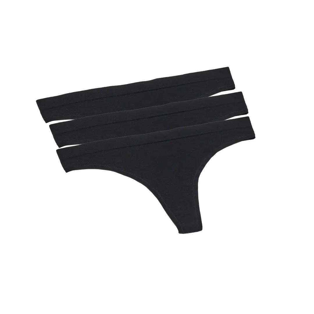 Merino Wool Everyday Thong 3-Pack sold by Au Natural