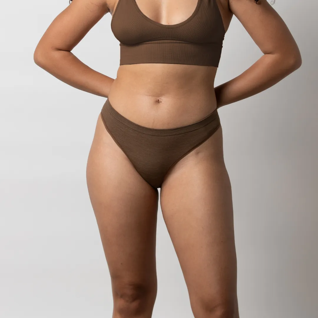 Merino Wool Everyday Thong sold by Au Natural