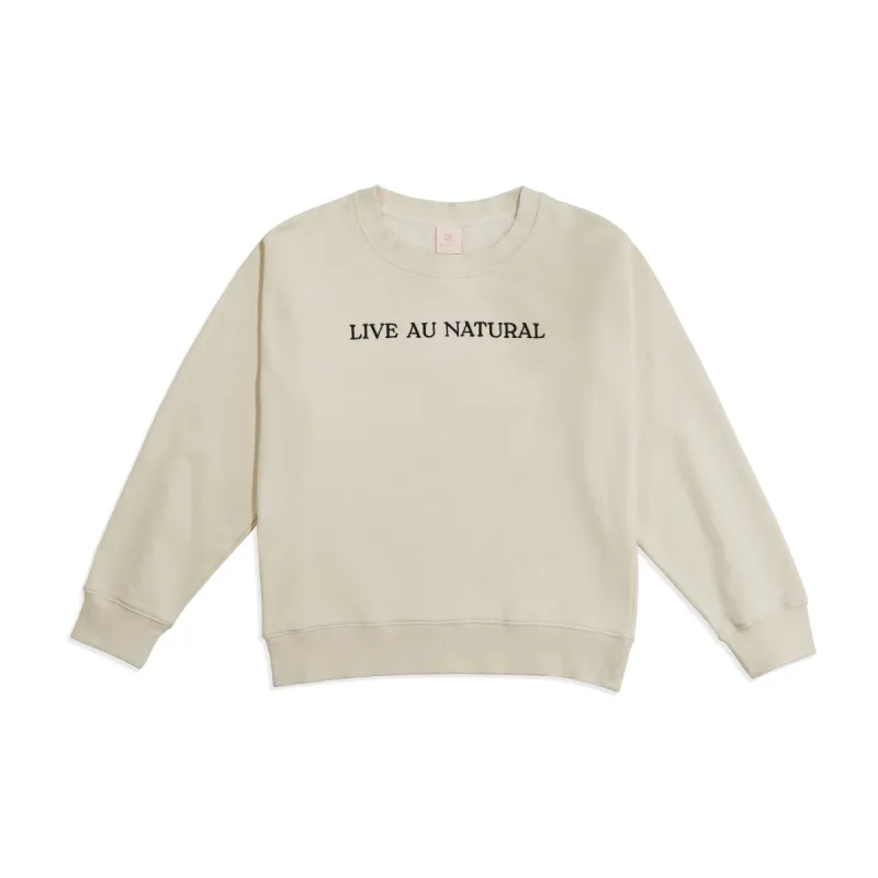 Live Au Natural Sweatshirt sold by Au Natural