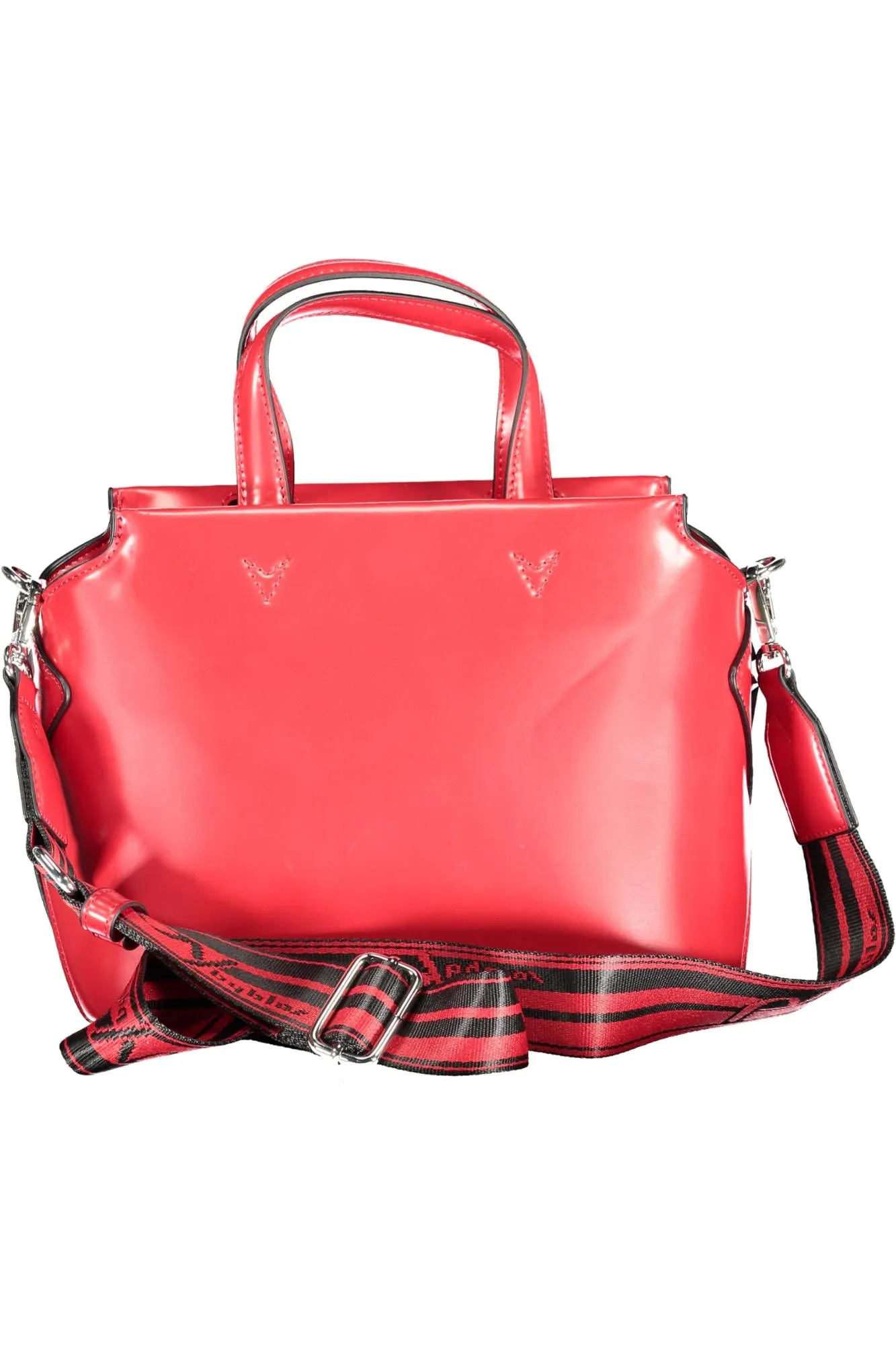 Elegant Red Satchel with Contrasting Details sold by Louxly product image thumbnail 2