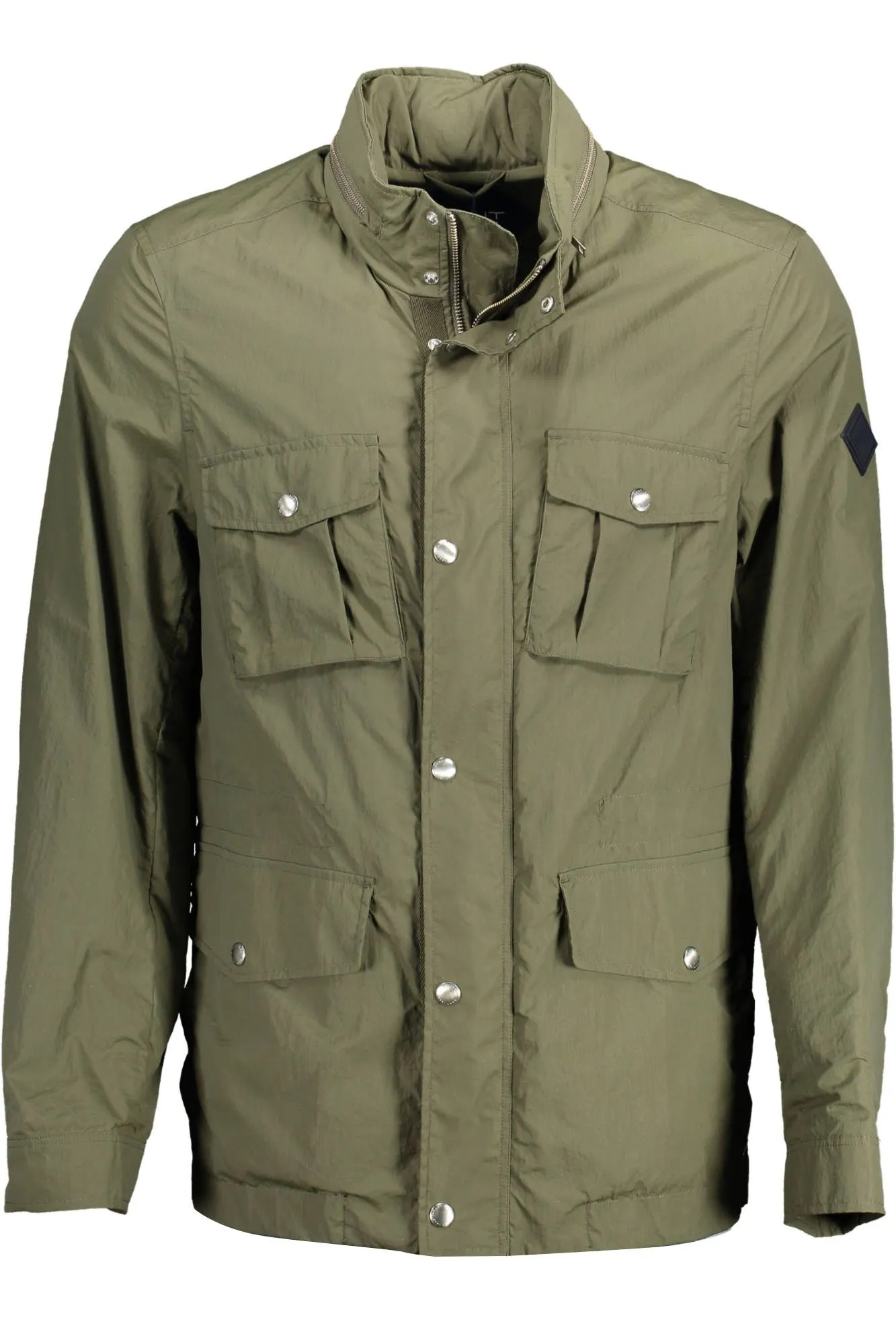 Green Polyamide Men Jacket sold by Louxly