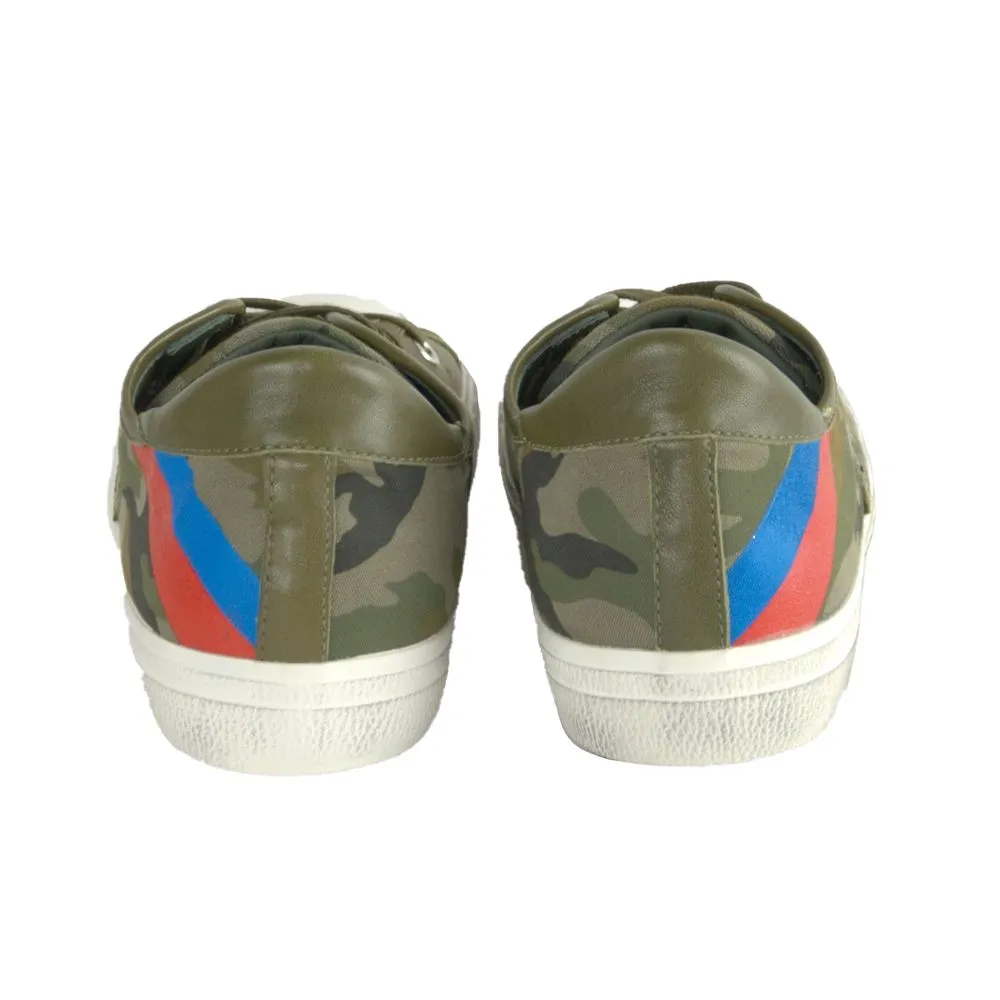 Green Leather Men Sneaker sold by Louxly product image thumbnail 4