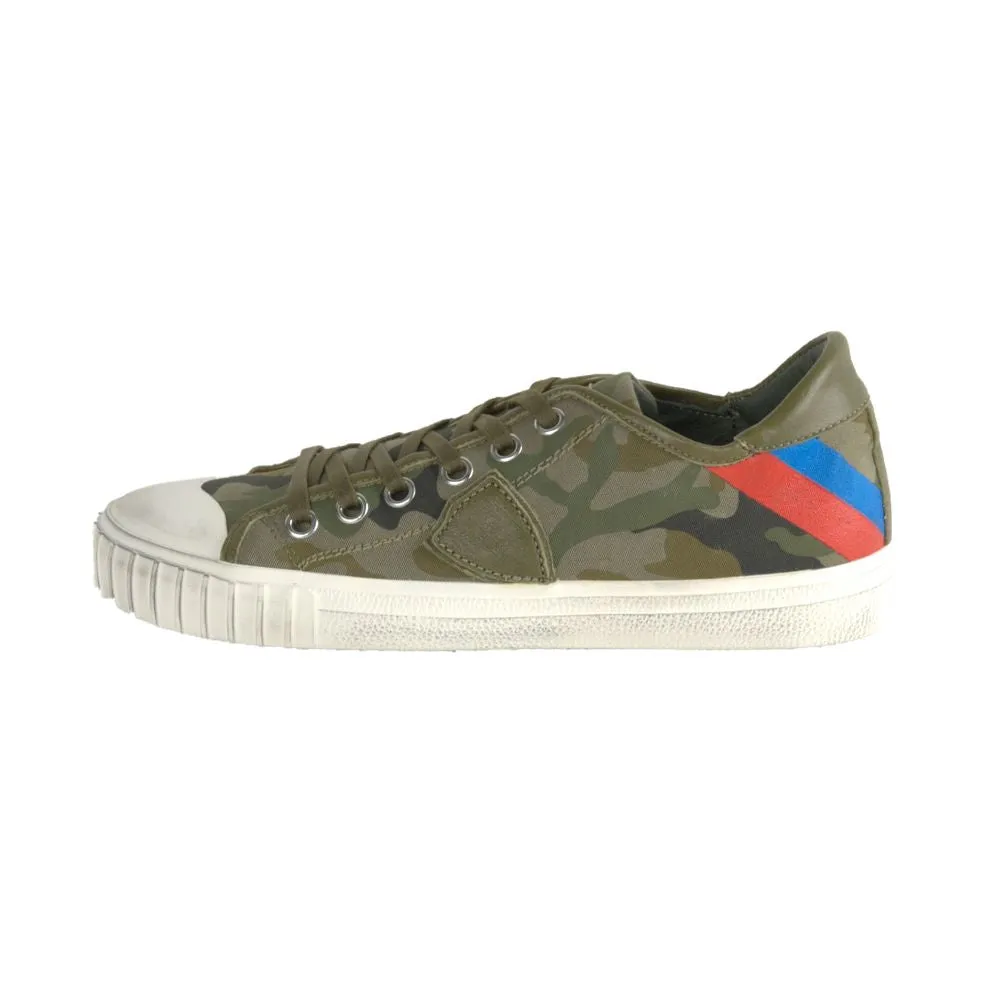 Green Leather Men Sneaker sold by Louxly