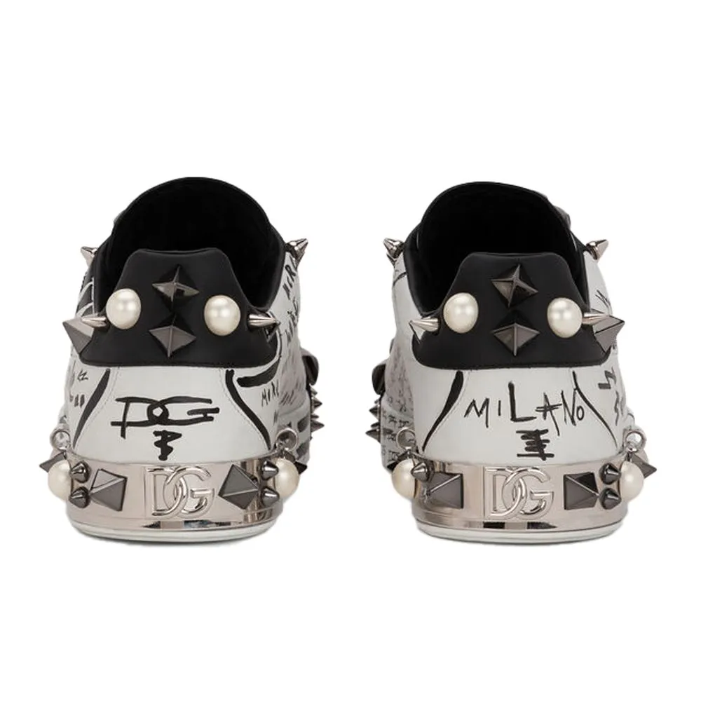 White Leather Di Calfskin Sneaker sold by Louxly product image thumbnail 4