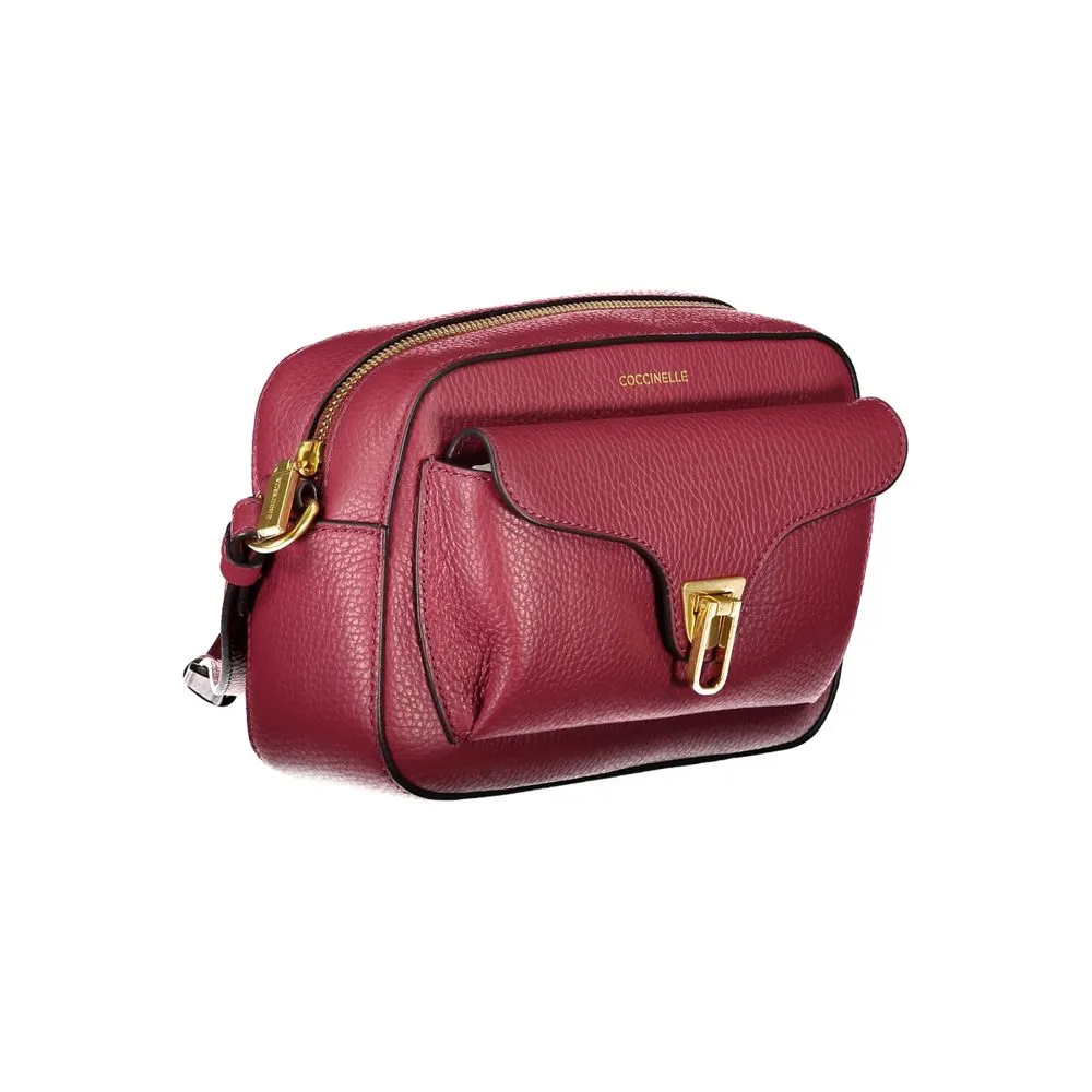 Red Leather Handbag sold by Louxly product image thumbnail 3