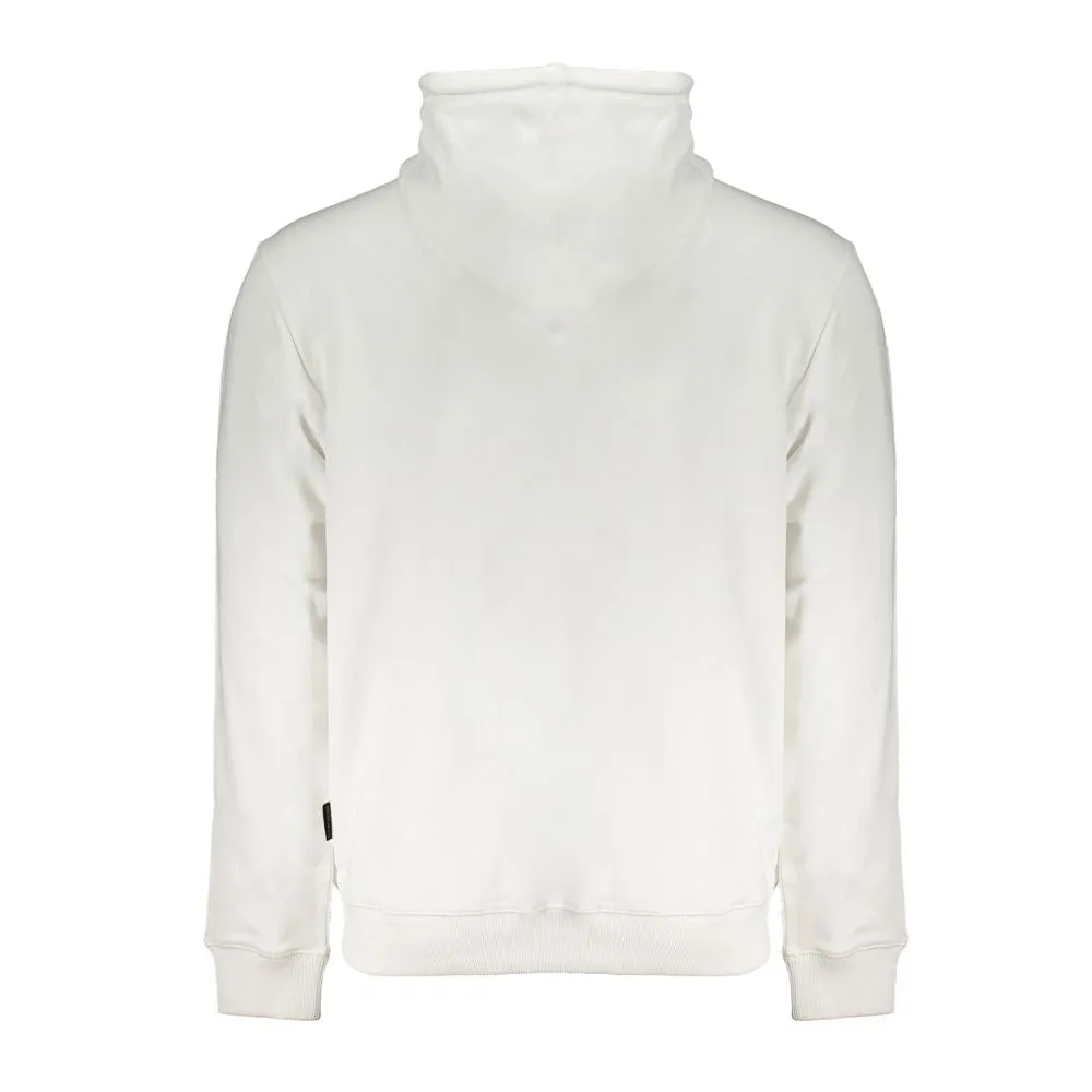 Chic White Hooded Sweatshirt - Cozy Cotton Blend sold by Louxly product image thumbnail 2