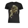 Black Cotton T-Shirt sold by Louxly