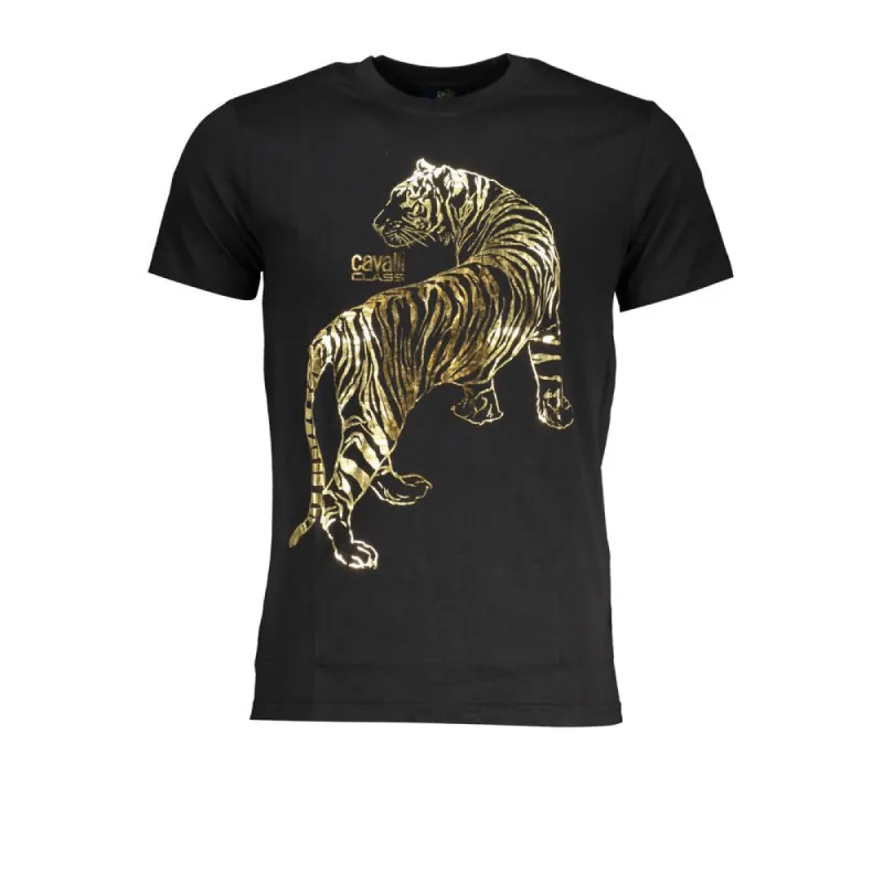 Black Cotton T-Shirt sold by Louxly