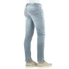 Sleek Gray Slim Fit Designer Jeans sold by Louxly