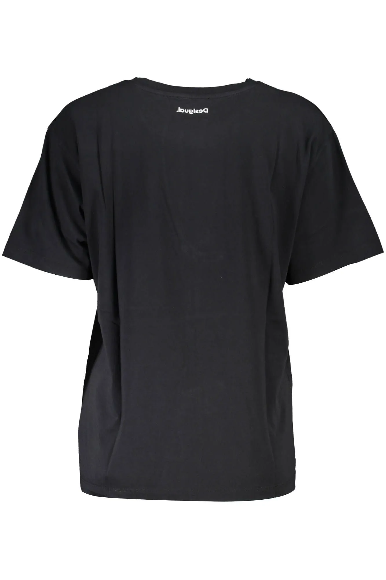 Chic Embroidered Black Tee with Artistic Flair sold by Louxly product image thumbnail 2