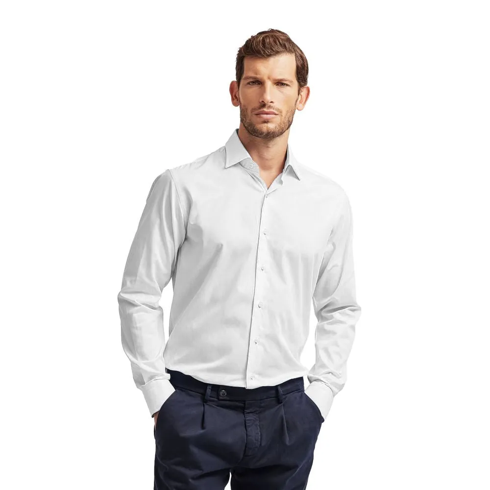 White Cotton Men Shirt sold by Louxly product image thumbnail 2
