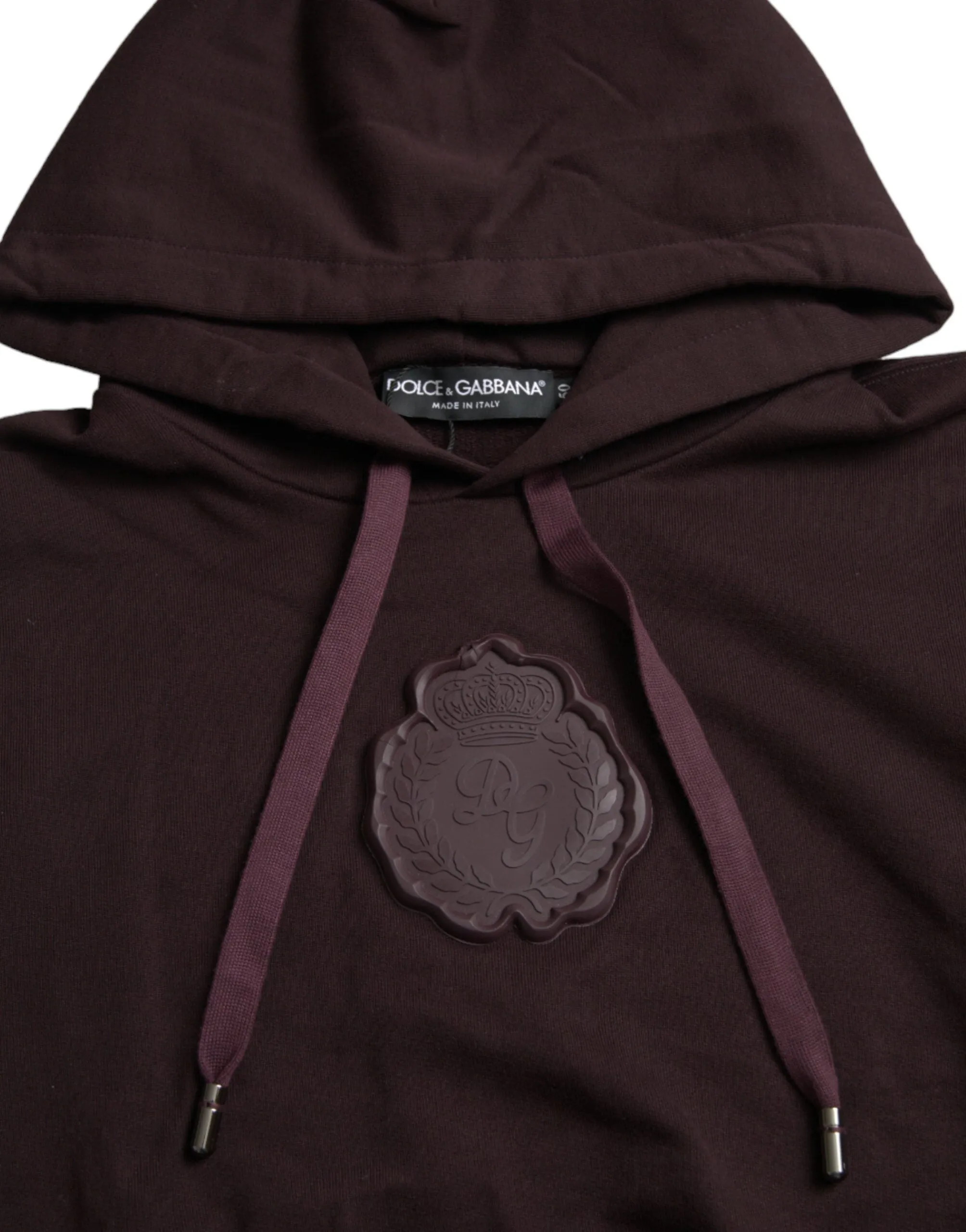 Purple Logo Crest Hooded Pullover Sweatshirt Sweater sold by Louxly product image thumbnail 3