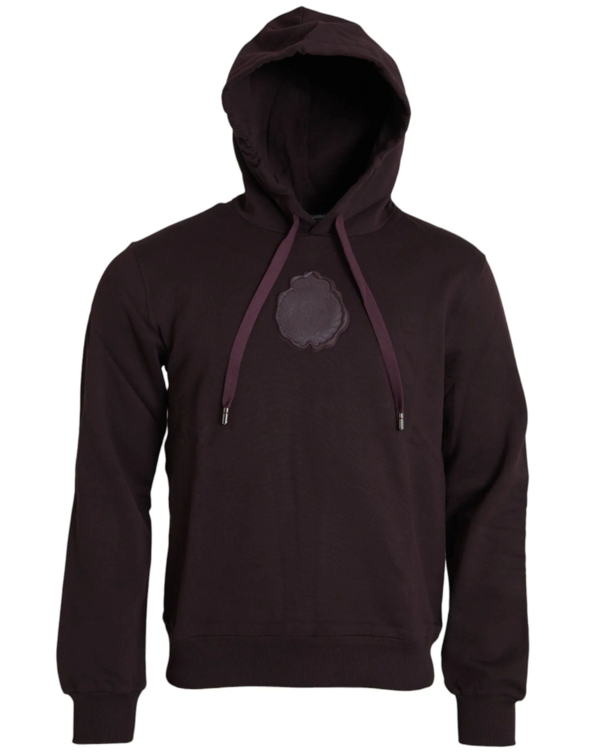 Purple Logo Crest Hooded Pullover Sweatshirt Sweater sold by Louxly