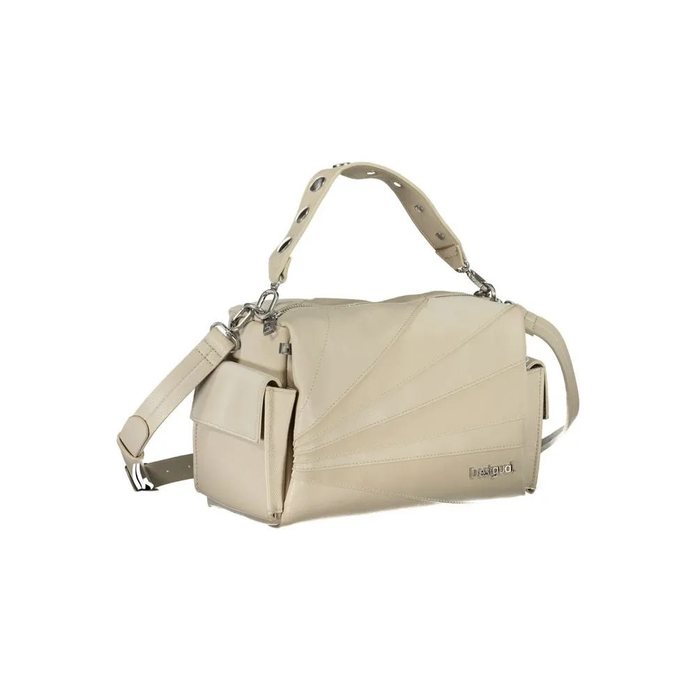 Beige Polyethylene Handbag sold by Louxly product image thumbnail 3