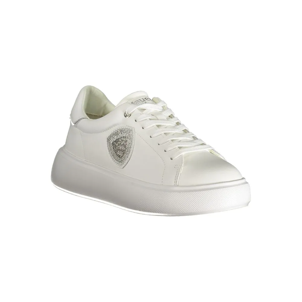 White Polyester Sneaker sold by Louxly product image thumbnail 2