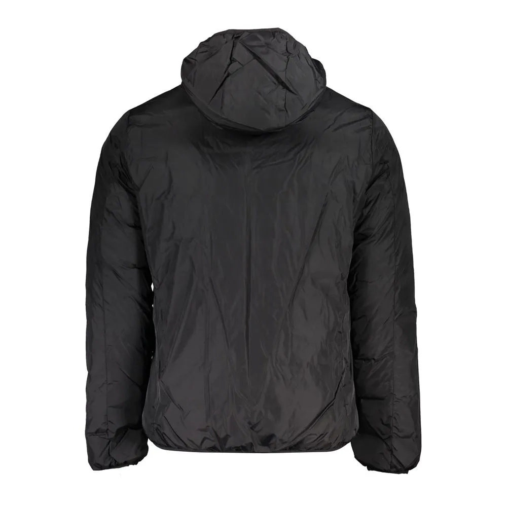 Sleek Reversible Hooded Jacket in Black sold by Louxly product image thumbnail 2