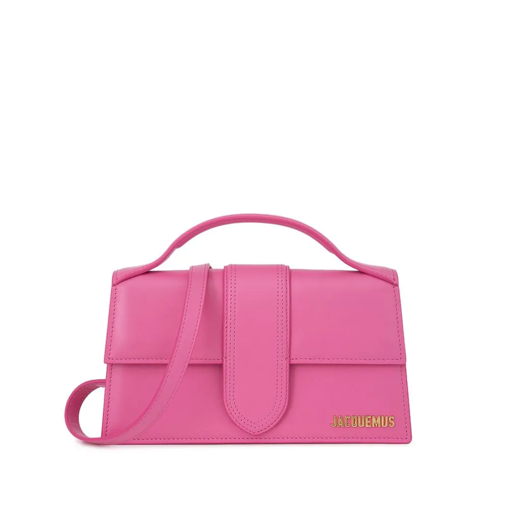 Pink Leather Handbag sold by Louxly