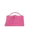 Pink Leather Handbag sold by Louxly