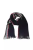 Black Wool Men Scarf sold by Louxly