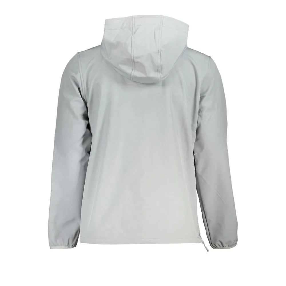 Gray Soft Shell Hooded Jacket sold by Louxly product image thumbnail 2