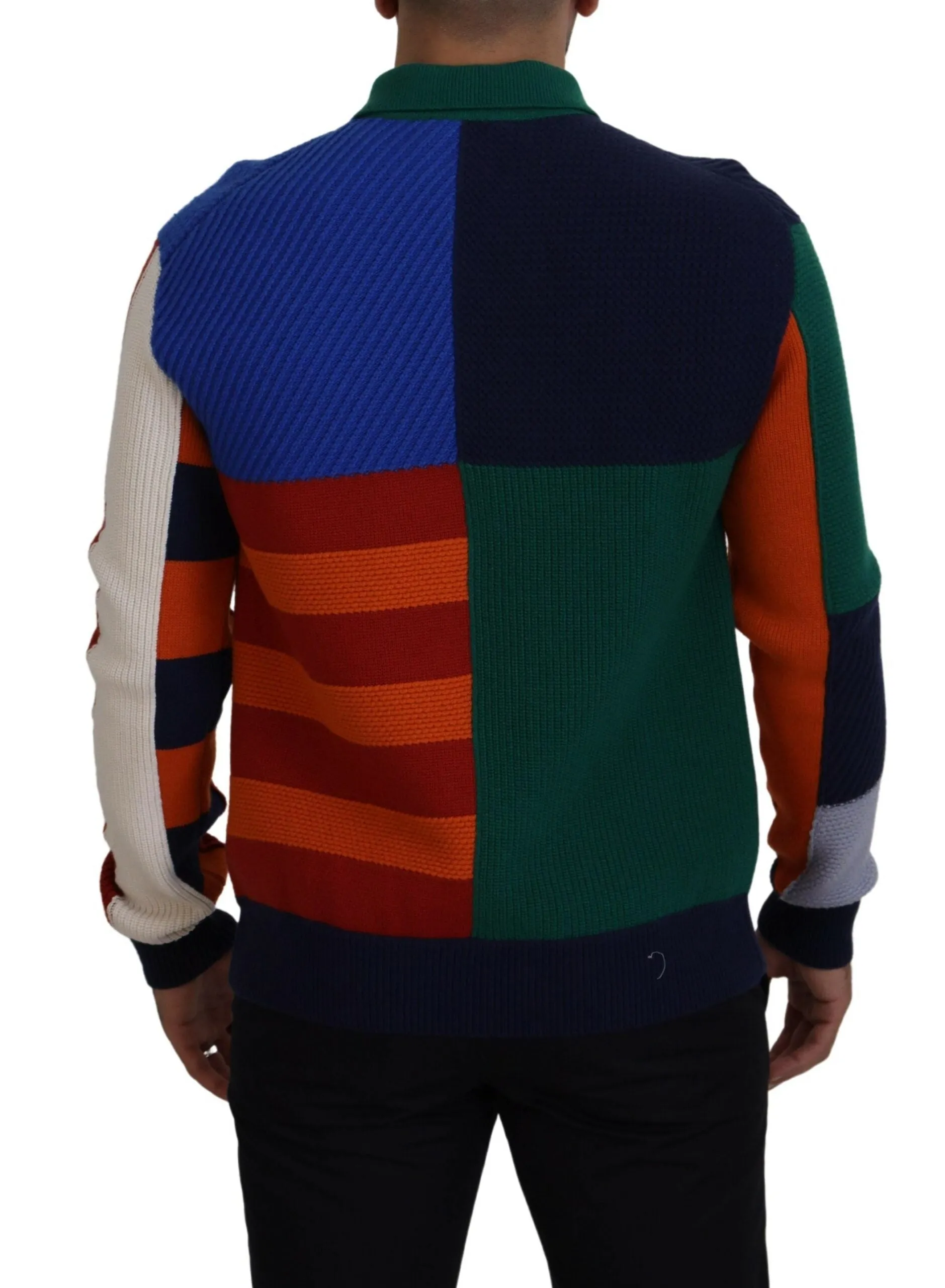 Pullover Sweater in Multicolor Stripes sold by Louxly product image thumbnail 3