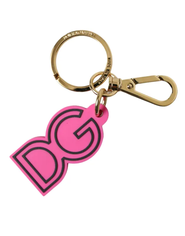 Chic Gold and Pink Keychain Elegance sold by Louxly