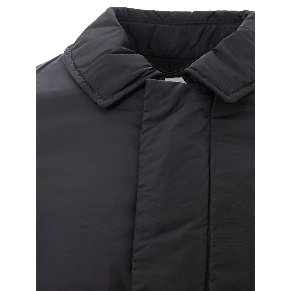 Sleek Black Polyamide Men's Jacket sold by Louxly product image thumbnail 3