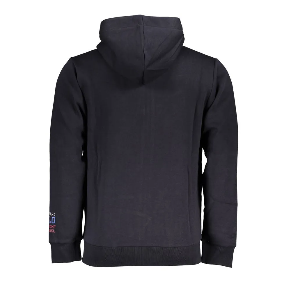 Grand Polo Blue Hooded Fleece Sweatshirt sold by Louxly product image thumbnail 2
